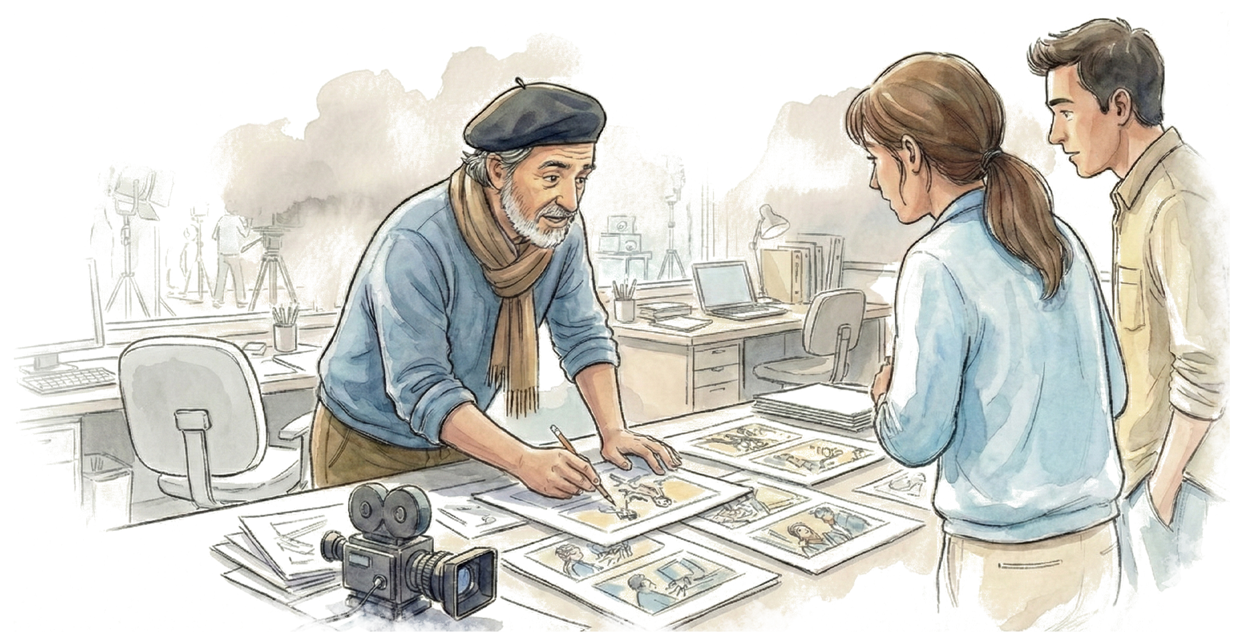 Video Production Illustration
